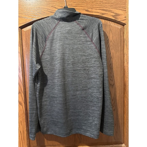 Tommy Bahama Mens Gray Quarter Zip Long Sleeve Pullover Athletic Top M/M - Picture 4 of 5